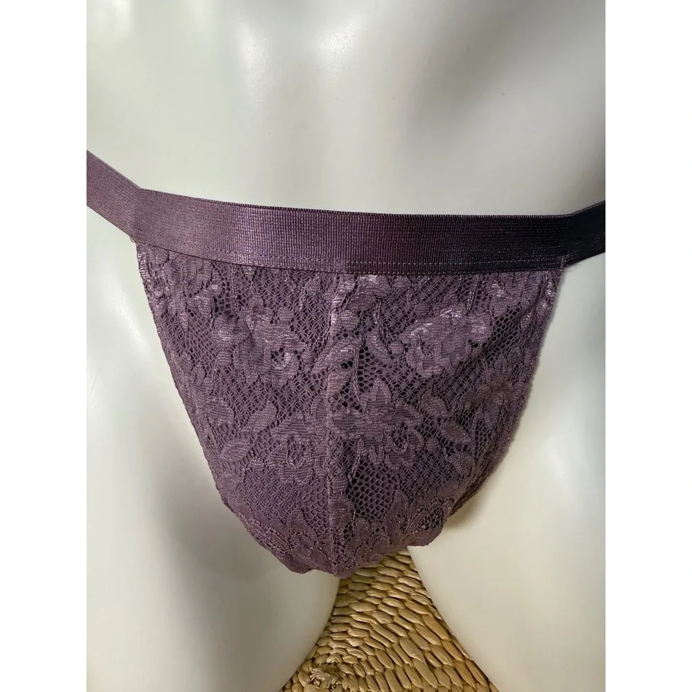Cosabella‎ Never Say Never Comfort Micro Brief Purple Lace Men's Underwear NWT L